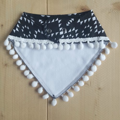 Bandana slab Zwart/Wit - Afbeelding 2