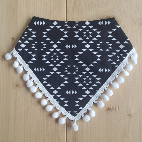 Bandana slab Zwart/Wit
