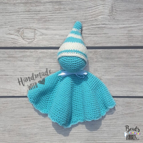 Knuffelpopje blauw